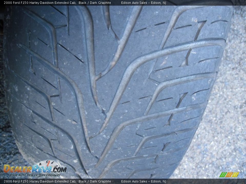 2000 Ford F150 Harley Davidson Extended Cab Black / Dark Graphite Photo #31