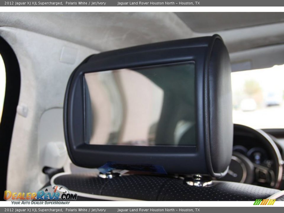 2012 Jaguar XJ XJL Supercharged Polaris White / Jet/Ivory Photo #19