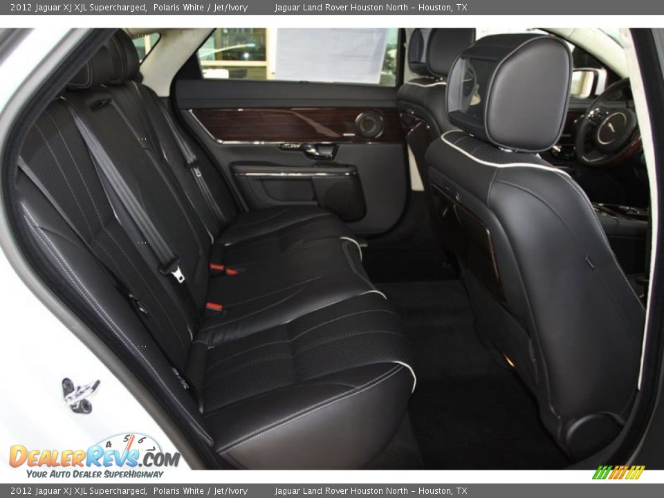 Jet/Ivory Interior - 2012 Jaguar XJ XJL Supercharged Photo #23