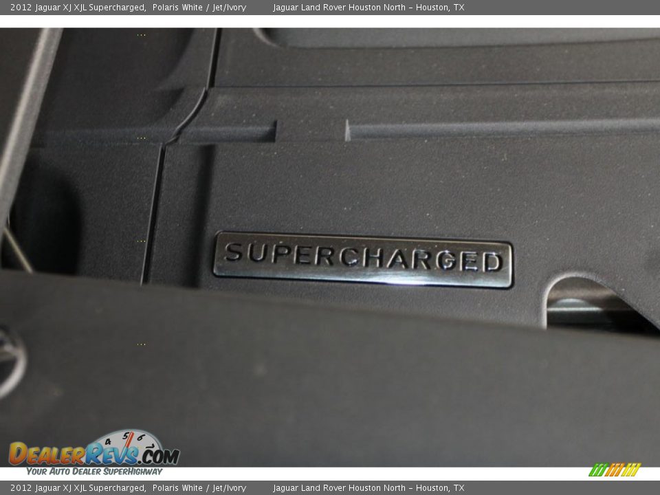 2012 Jaguar XJ XJL Supercharged Polaris White / Jet/Ivory Photo #27