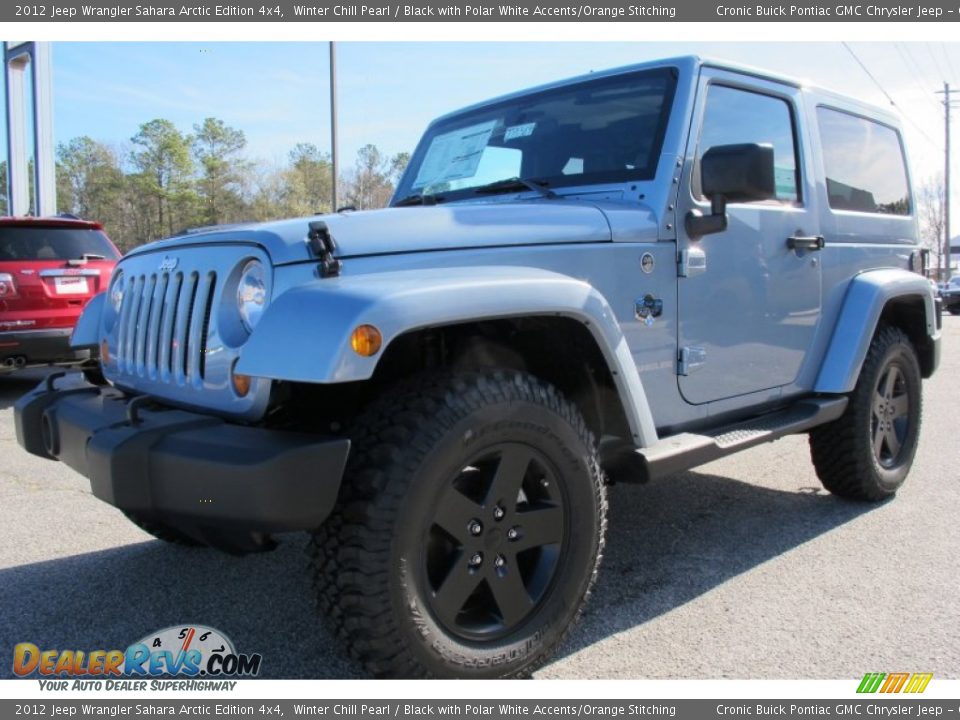 Front 3/4 View of 2012 Jeep Wrangler Sahara Arctic Edition 4x4 Photo #3