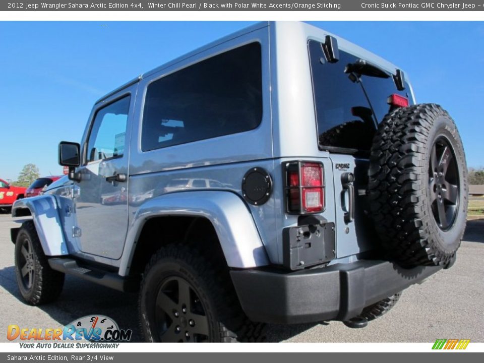 Sahara Arctic Edition, Rear 3/4 View - 2012 Jeep Wrangler