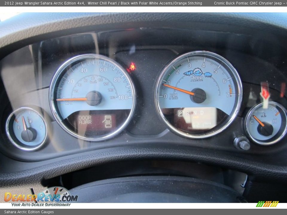 Sahara Arctic Edition Gauges - 2012 Jeep Wrangler