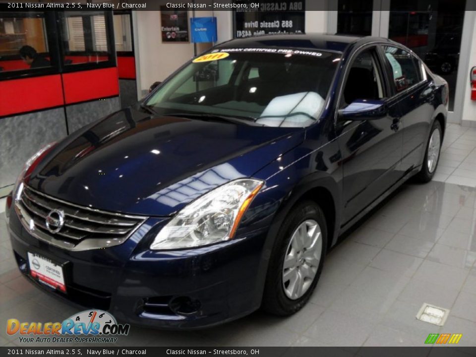 2011 Nissan Altima 2.5 S Navy Blue / Charcoal Photo #1