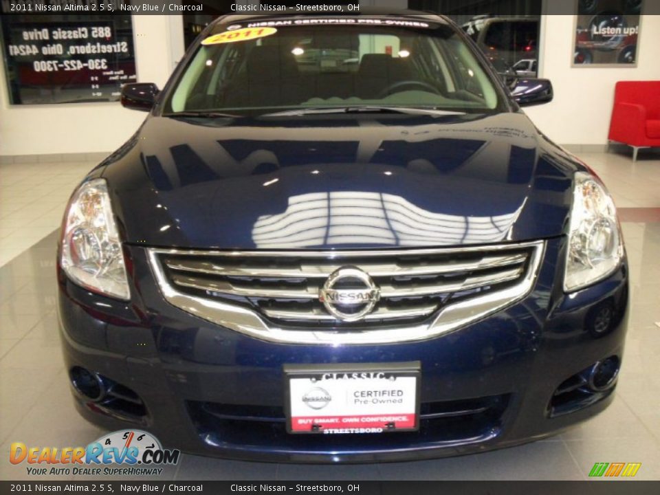 2011 Nissan Altima 2.5 S Navy Blue / Charcoal Photo #11