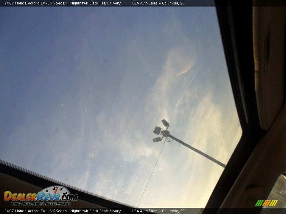 2007 Honda Accord EX-L V6 Sedan Nighthawk Black Pearl / Ivory Photo #22