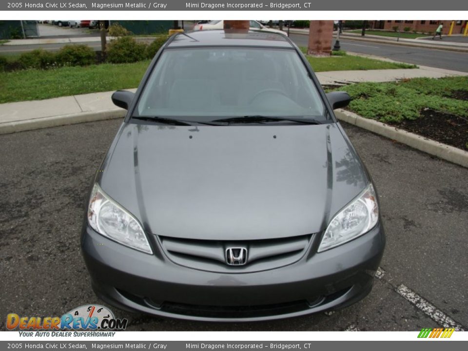 2005 Honda Civic LX Sedan Magnesium Metallic / Gray Photo #2