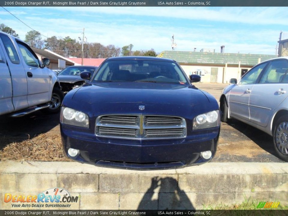 2006 Dodge Charger R/T Midnight Blue Pearl / Dark Slate Gray/Light Graystone Photo #1