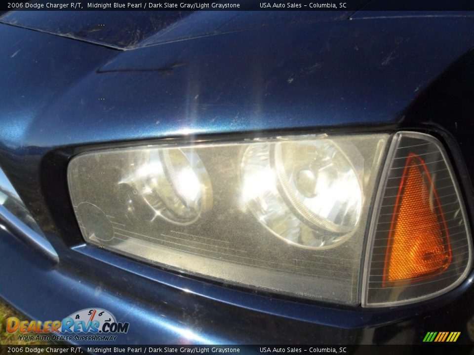2006 Dodge Charger R/T Midnight Blue Pearl / Dark Slate Gray/Light Graystone Photo #3