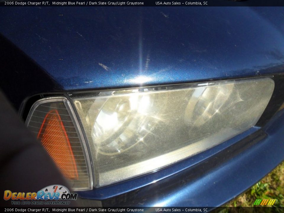 2006 Dodge Charger R/T Midnight Blue Pearl / Dark Slate Gray/Light Graystone Photo #6