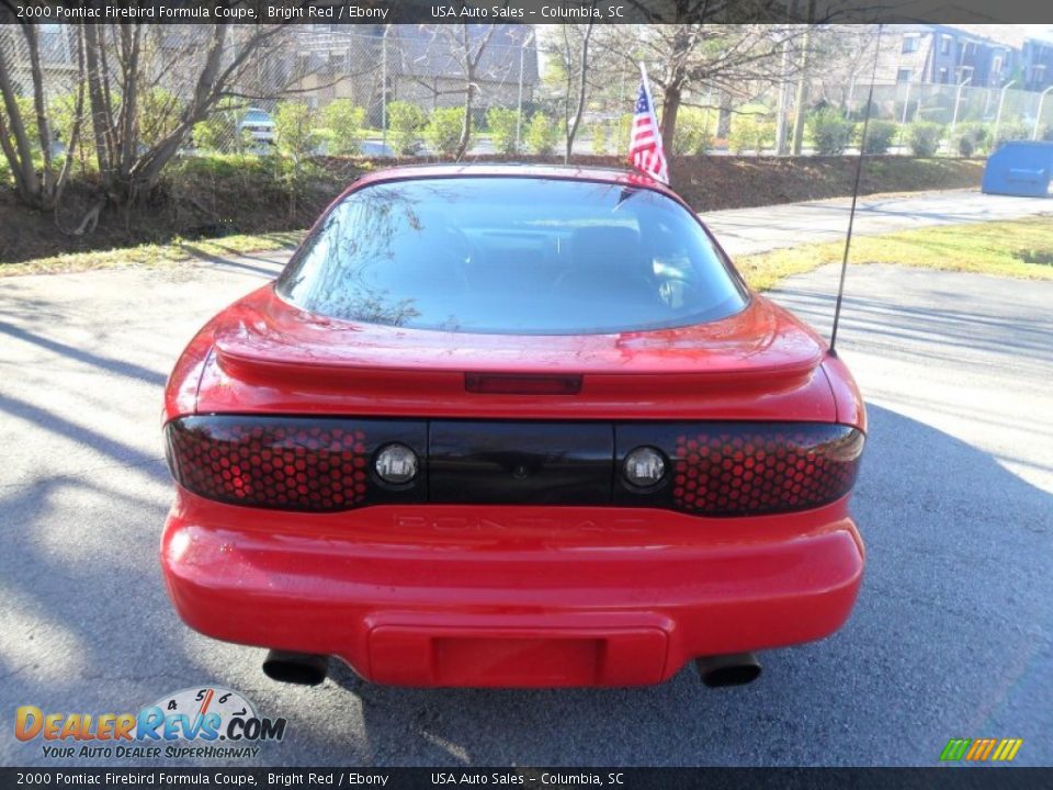 Bright Red 2000 Pontiac Firebird Formula Coupe Photo #3