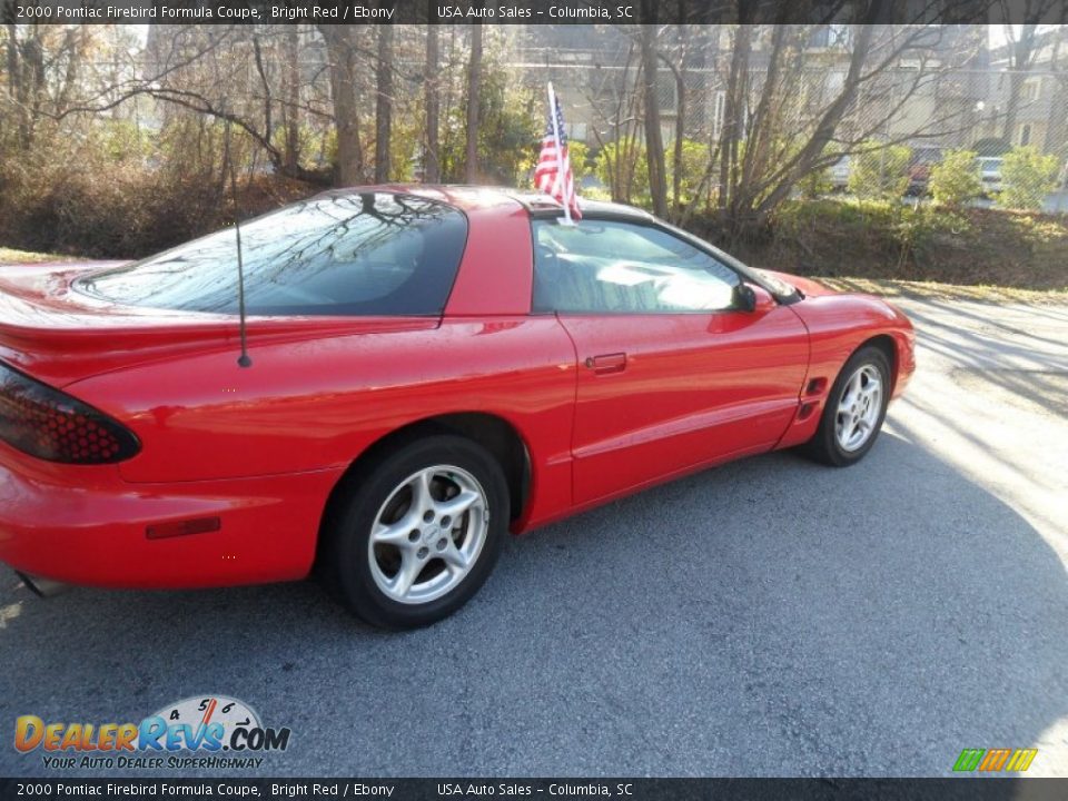 2000 Pontiac Firebird Formula Coupe Bright Red / Ebony Photo #4