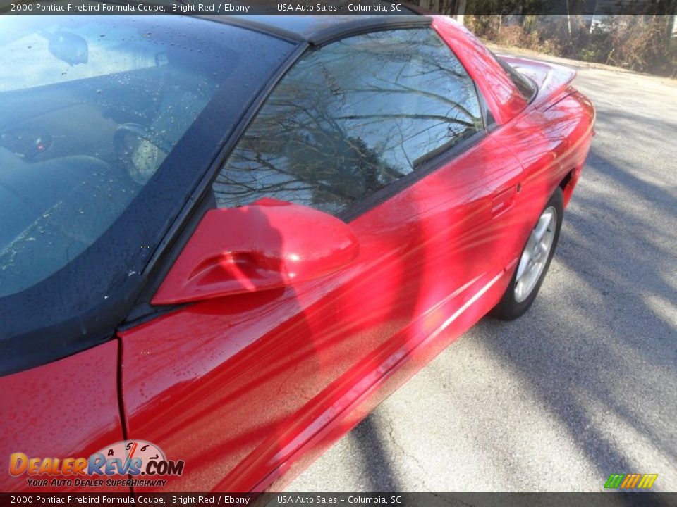 2000 Pontiac Firebird Formula Coupe Bright Red / Ebony Photo #14