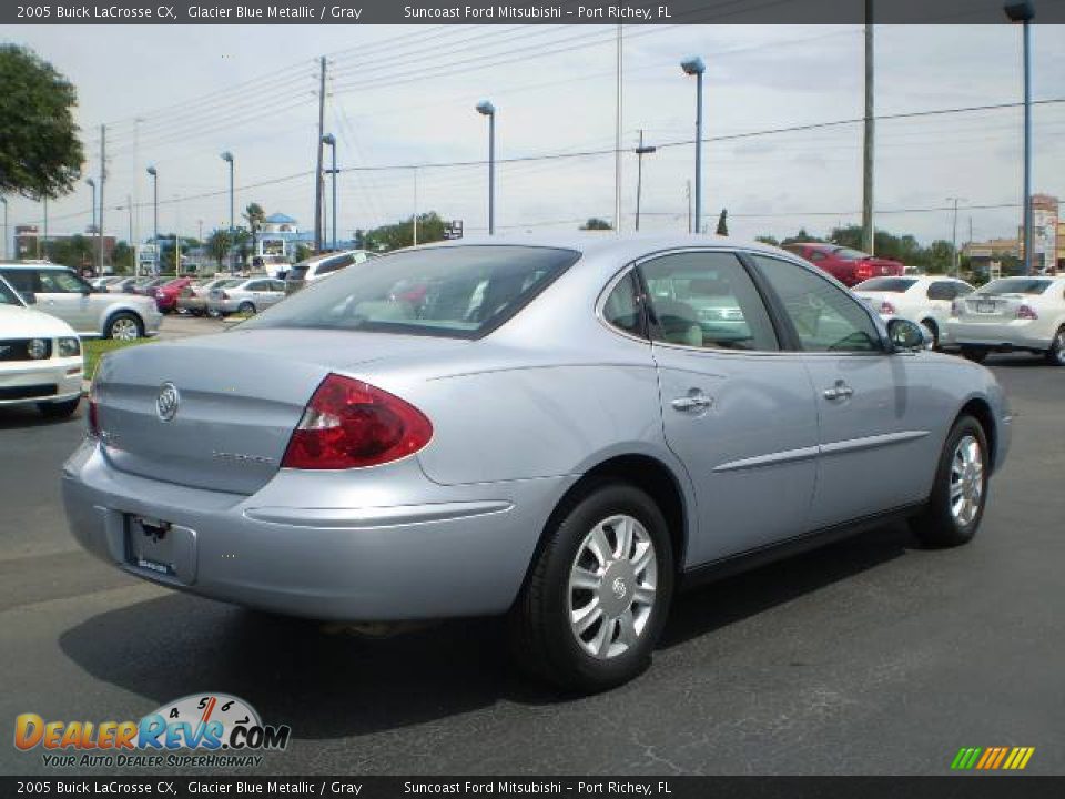 2005 Buick LaCrosse CX Glacier Blue Metallic / Gray Photo #5