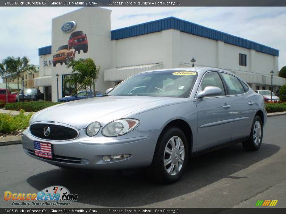 2005 Buick LaCrosse CX Glacier Blue Metallic / Gray Photo #7