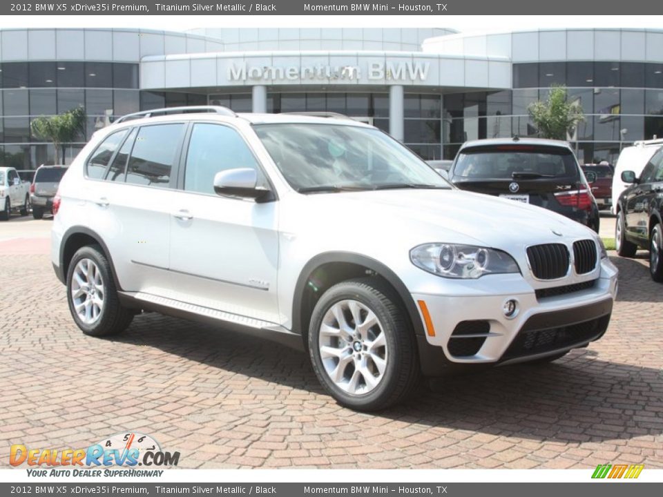 2012 BMW X5 xDrive35i Premium Titanium Silver Metallic / Black Photo #1