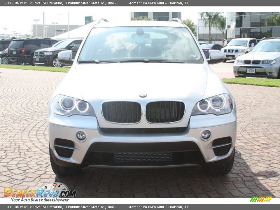 2012 BMW X5 xDrive35i Premium Titanium Silver Metallic / Black Photo #2
