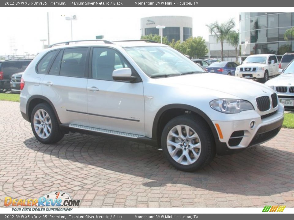 2012 BMW X5 xDrive35i Premium Titanium Silver Metallic / Black Photo #4