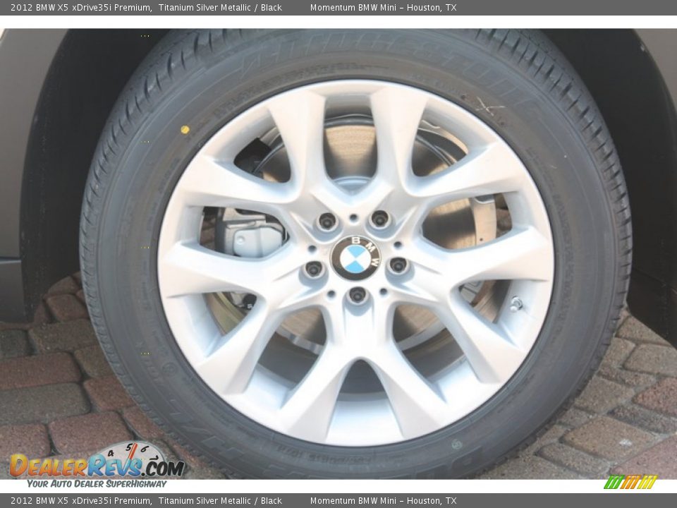 2012 BMW X5 xDrive35i Premium Titanium Silver Metallic / Black Photo #5