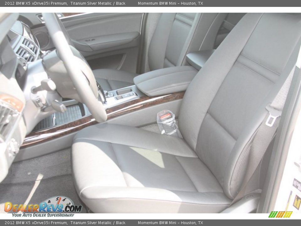 2012 BMW X5 xDrive35i Premium Titanium Silver Metallic / Black Photo #10