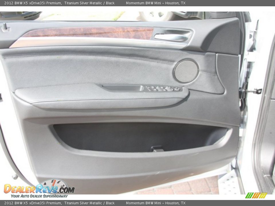 2012 BMW X5 xDrive35i Premium Titanium Silver Metallic / Black Photo #13