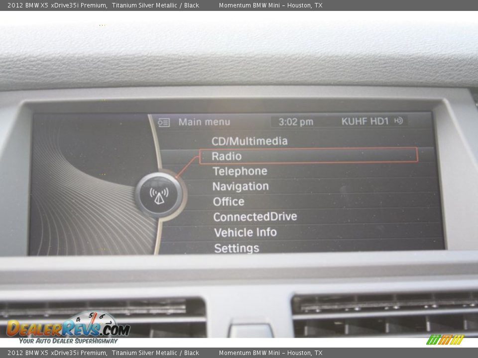 2012 BMW X5 xDrive35i Premium Titanium Silver Metallic / Black Photo #15
