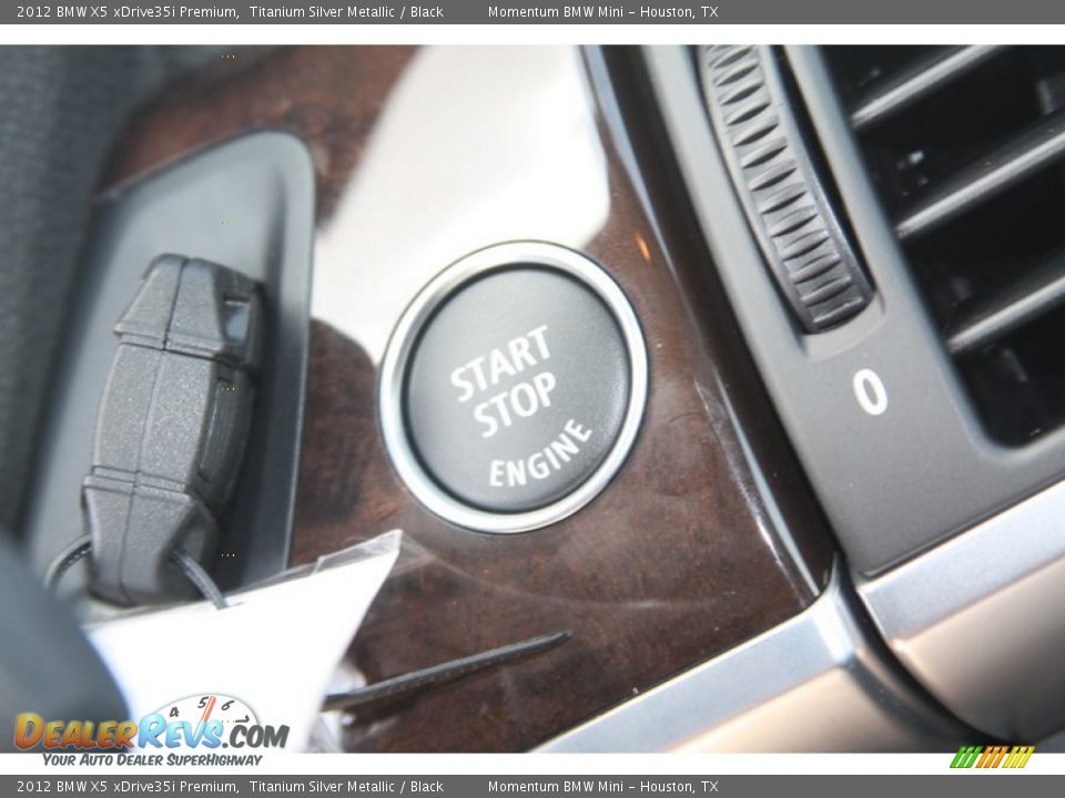 2012 BMW X5 xDrive35i Premium Titanium Silver Metallic / Black Photo #20
