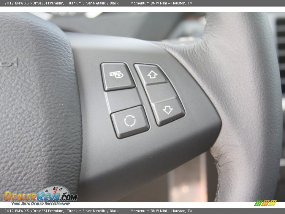 2012 BMW X5 xDrive35i Premium Titanium Silver Metallic / Black Photo #21