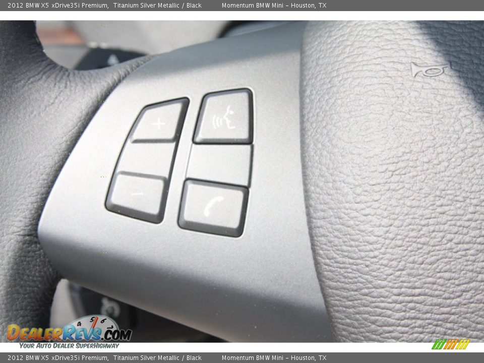 2012 BMW X5 xDrive35i Premium Titanium Silver Metallic / Black Photo #22