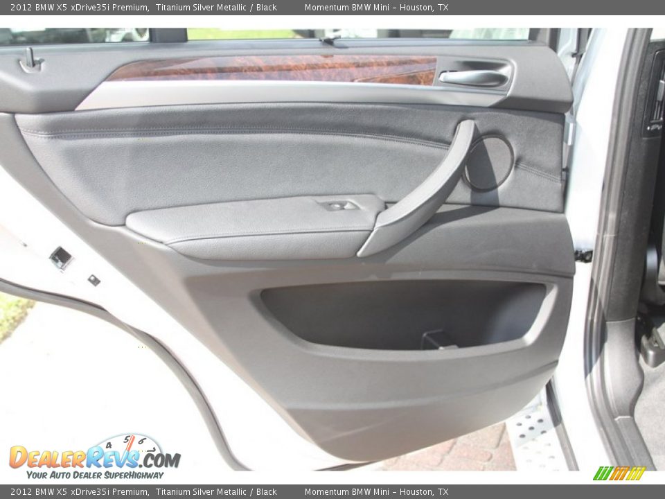 2012 BMW X5 xDrive35i Premium Titanium Silver Metallic / Black Photo #24
