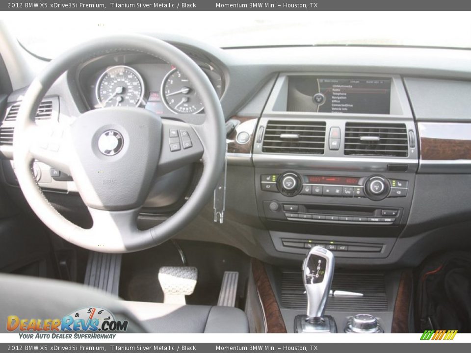 2012 BMW X5 xDrive35i Premium Titanium Silver Metallic / Black Photo #25