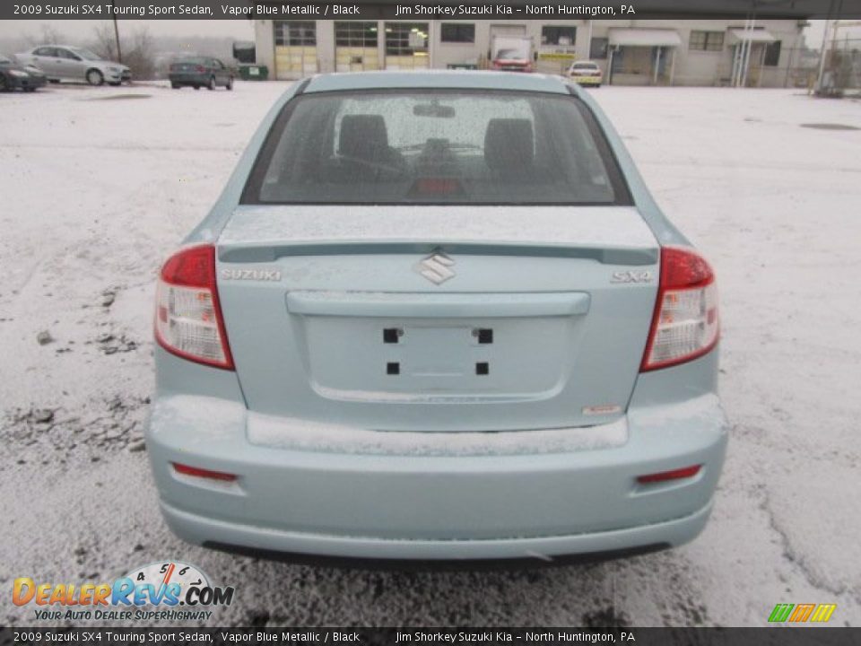 2009 Suzuki SX4 Touring Sport Sedan Vapor Blue Metallic / Black Photo #3