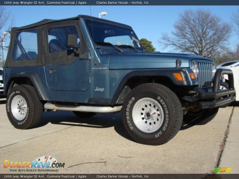1999 Jeep Wrangler SE 4x4 Gunmetal Pearlcoat / Agate Photo #2