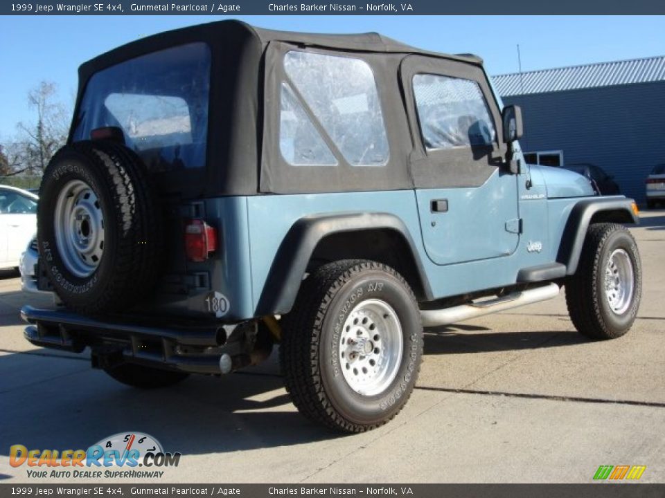 1999 Jeep Wrangler SE 4x4 Gunmetal Pearlcoat / Agate Photo #4