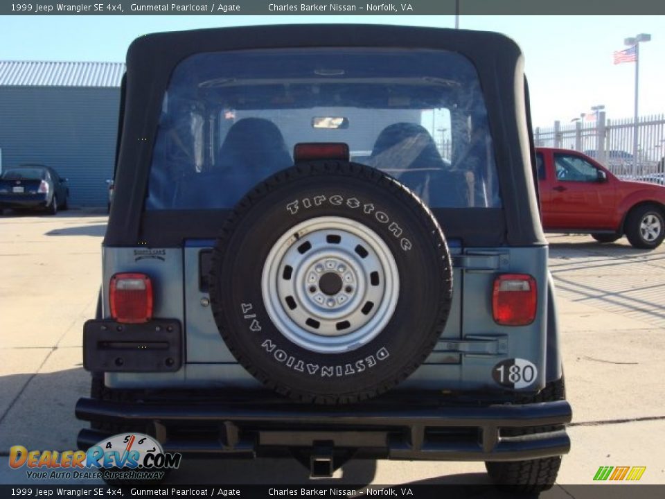 1999 Jeep Wrangler SE 4x4 Gunmetal Pearlcoat / Agate Photo #5