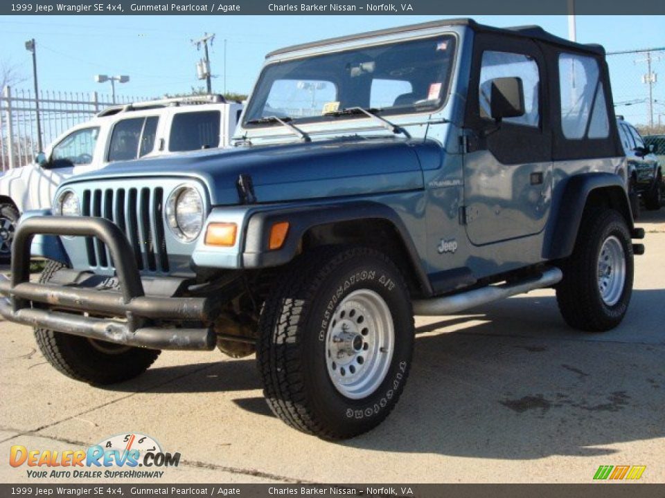 1999 Jeep Wrangler SE 4x4 Gunmetal Pearlcoat / Agate Photo #6