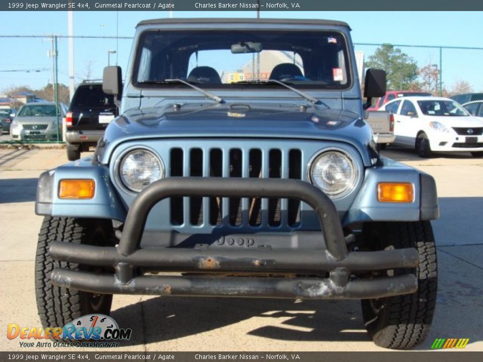 1999 Jeep Wrangler SE 4x4 Gunmetal Pearlcoat / Agate Photo #7