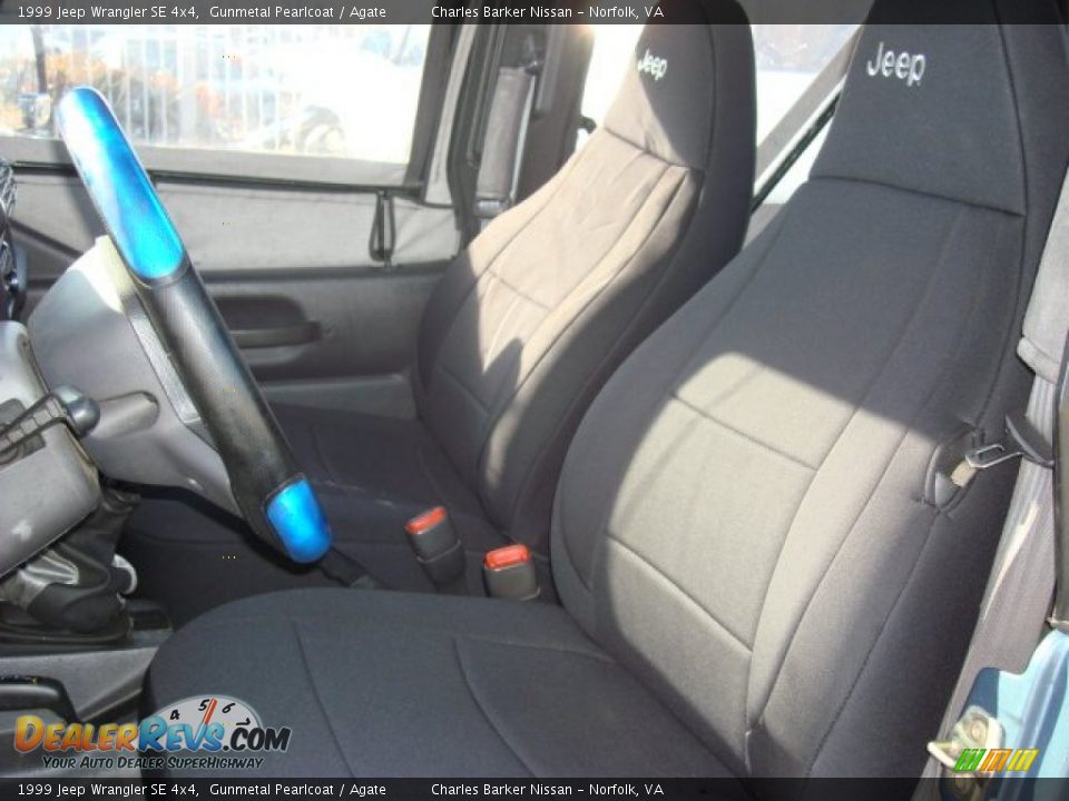 1999 Jeep Wrangler SE 4x4 Gunmetal Pearlcoat / Agate Photo #8