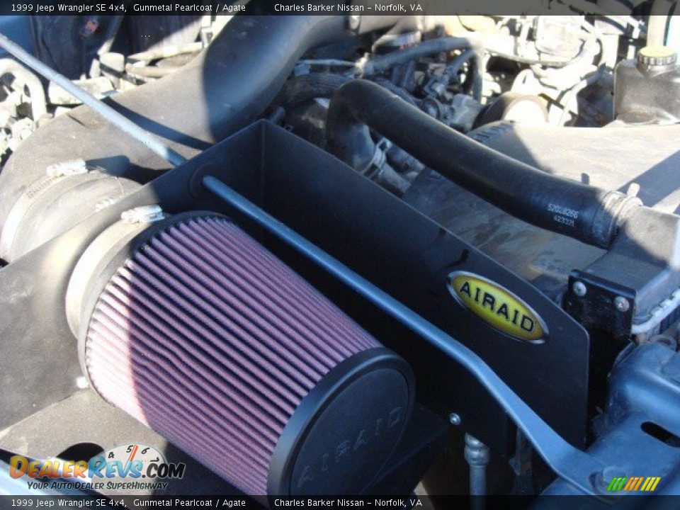 1999 Jeep Wrangler SE 4x4 Gunmetal Pearlcoat / Agate Photo #20