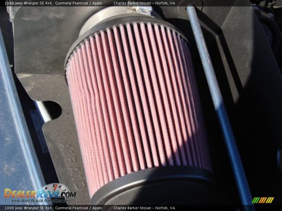 1999 Jeep Wrangler SE 4x4 Gunmetal Pearlcoat / Agate Photo #21