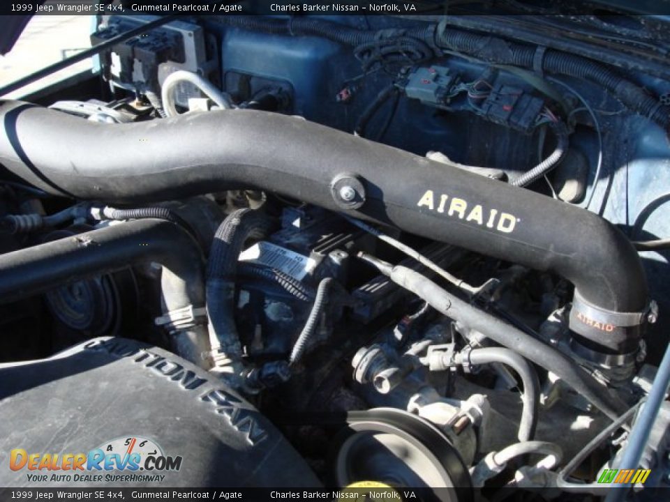 1999 Jeep Wrangler SE 4x4 Gunmetal Pearlcoat / Agate Photo #22