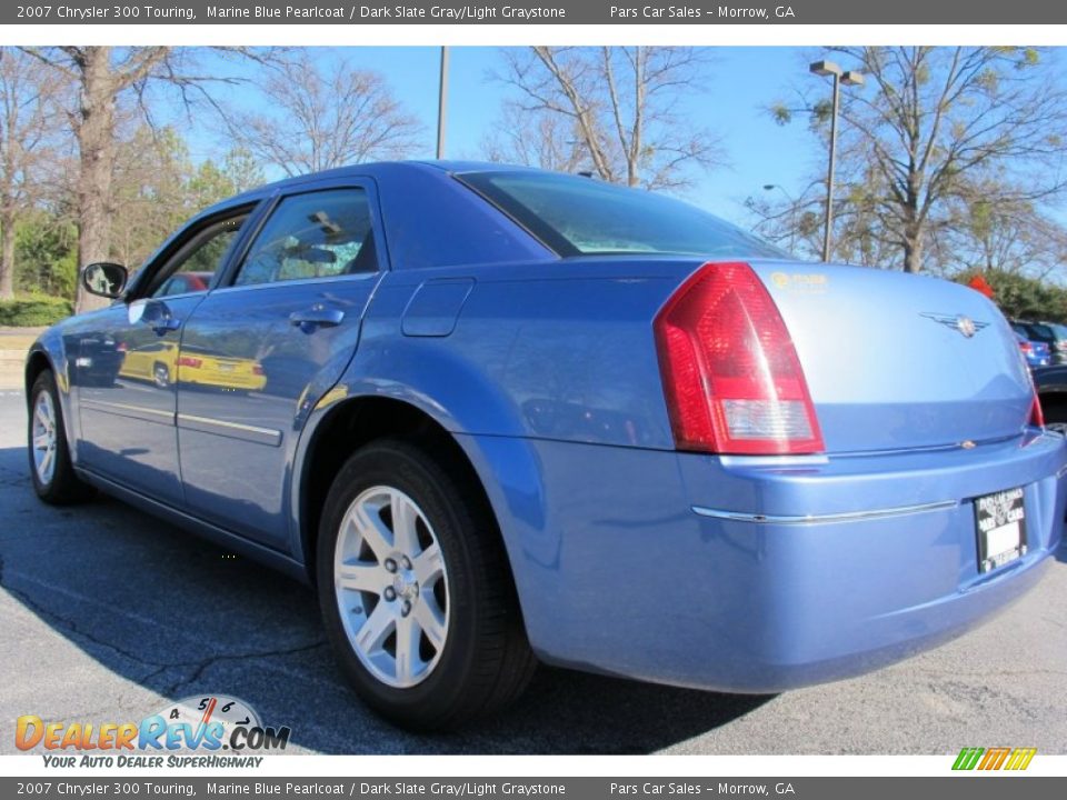 2007 Chrysler 300 Touring Marine Blue Pearlcoat / Dark Slate Gray/Light Graystone Photo #2