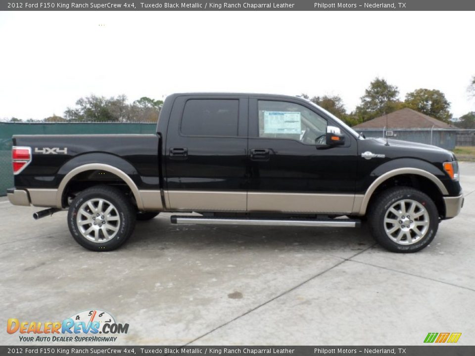 Tuxedo Black Metallic 2012 Ford F150 King Ranch SuperCrew 4x4 Photo #2