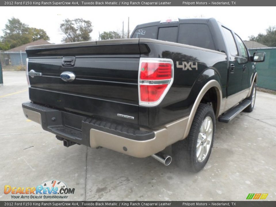 Tuxedo Black Metallic 2012 Ford F150 King Ranch SuperCrew 4x4 Photo #3