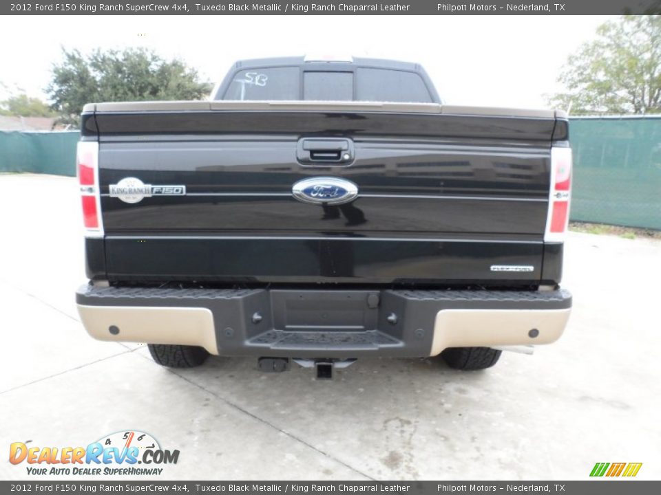 Tuxedo Black Metallic 2012 Ford F150 King Ranch SuperCrew 4x4 Photo #4