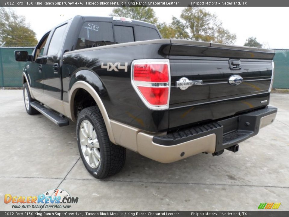 Tuxedo Black Metallic 2012 Ford F150 King Ranch SuperCrew 4x4 Photo #5