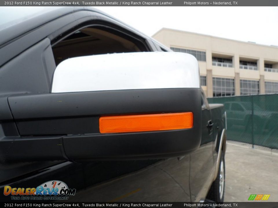 2012 Ford F150 King Ranch SuperCrew 4x4 Tuxedo Black Metallic / King Ranch Chaparral Leather Photo #14