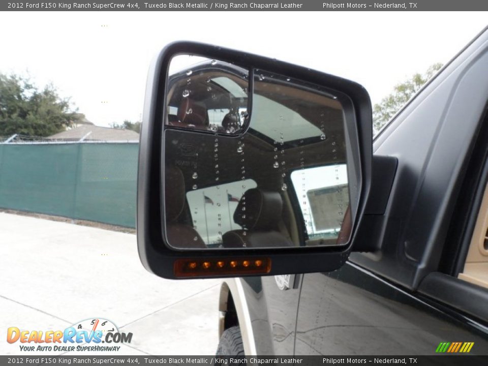 2012 Ford F150 King Ranch SuperCrew 4x4 Tuxedo Black Metallic / King Ranch Chaparral Leather Photo #15