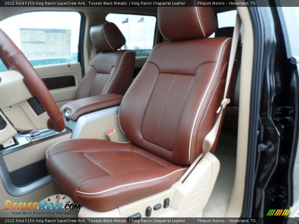 King Ranch Chaparral Leather Interior - 2012 Ford F150 King Ranch SuperCrew 4x4 Photo #26