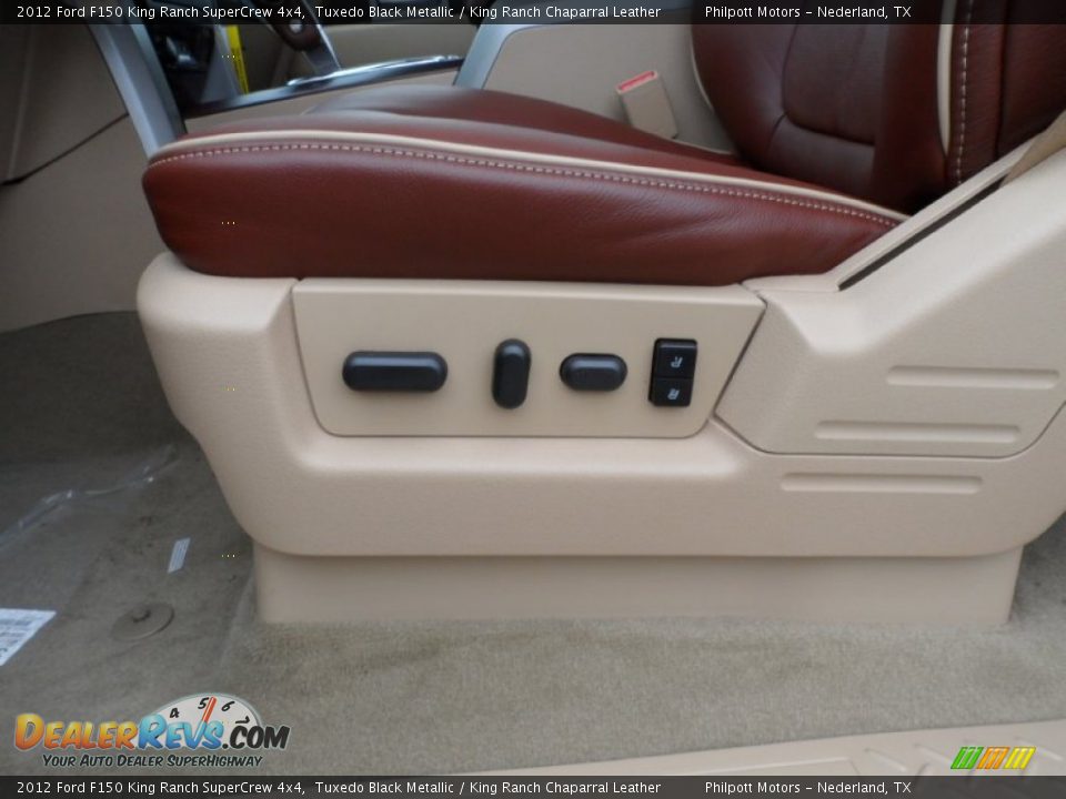 King Ranch Chaparral Leather Interior - 2012 Ford F150 King Ranch SuperCrew 4x4 Photo #27